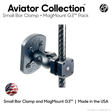 Aviator Pack - Small Bar Clamp with MMG3 with 20mm Clamp