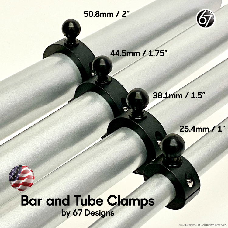 Mounting Clamps for 1" ~ 1.5" ~ 1.75" ~ 2" OD Tube