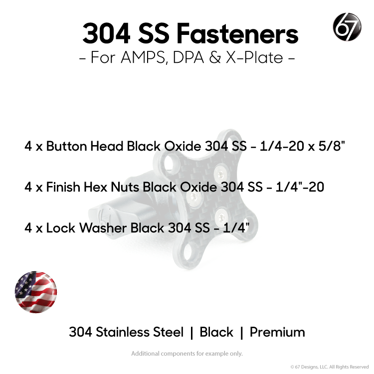 Premium Stainless Steel Fasteners for AMPS-DPA-X-Plate Bases