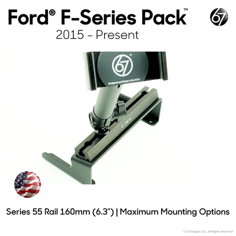 Ford® F-Series Packs - for Angled Center Dash Tray