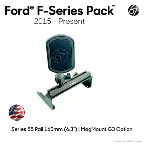 Ford® F-Series Packs - for Angled Center Dash Tray