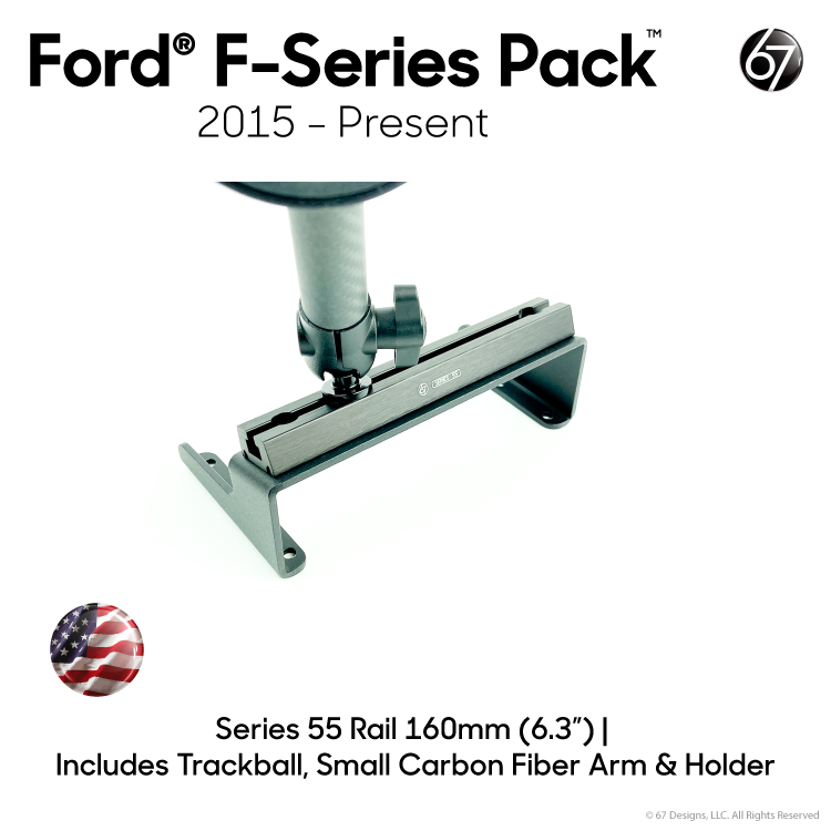 Ford® F-Series Packs - for Angled Center Dash Tray