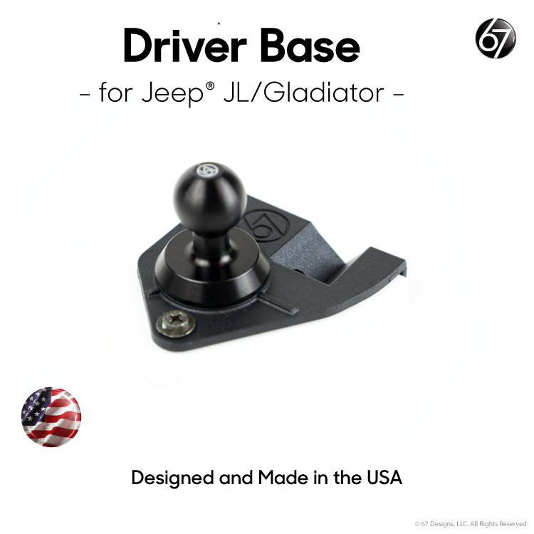 Jeep® JL / Gladiator Mount - Single Ball Base