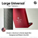 Universal Tablet Holder - Candy Apple Red