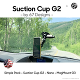 Universal Suction Cup Pack - Suction Cup G2, Arm & Device Holder Pack