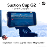 Universal Suction Cup Pack - Suction Cup G2, Arm & Device Holder Pack