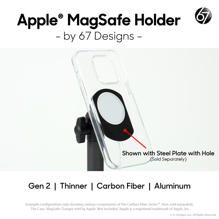 Carbon Fiber MagSafe Holder