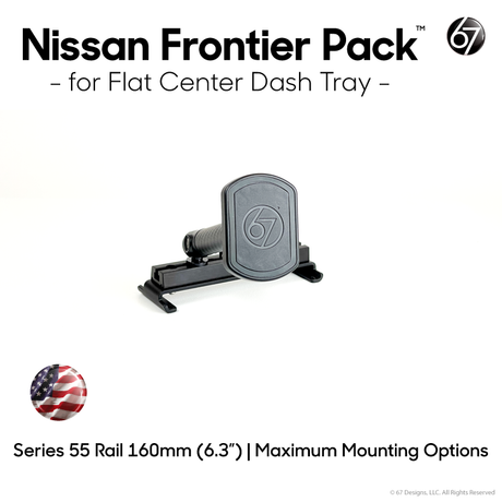 Nissan Frontier (2022+) Packs - for Flat Center Dash Tray