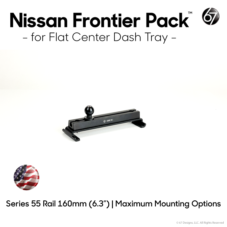 Nissan Frontier (2022+) Packs - for Flat Center Dash Tray