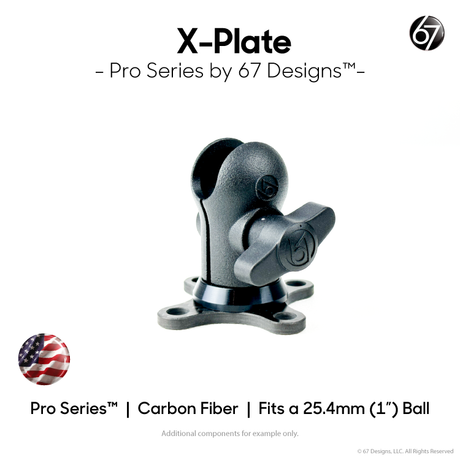 Pro Series Bases™ - X-Plate with Clamps