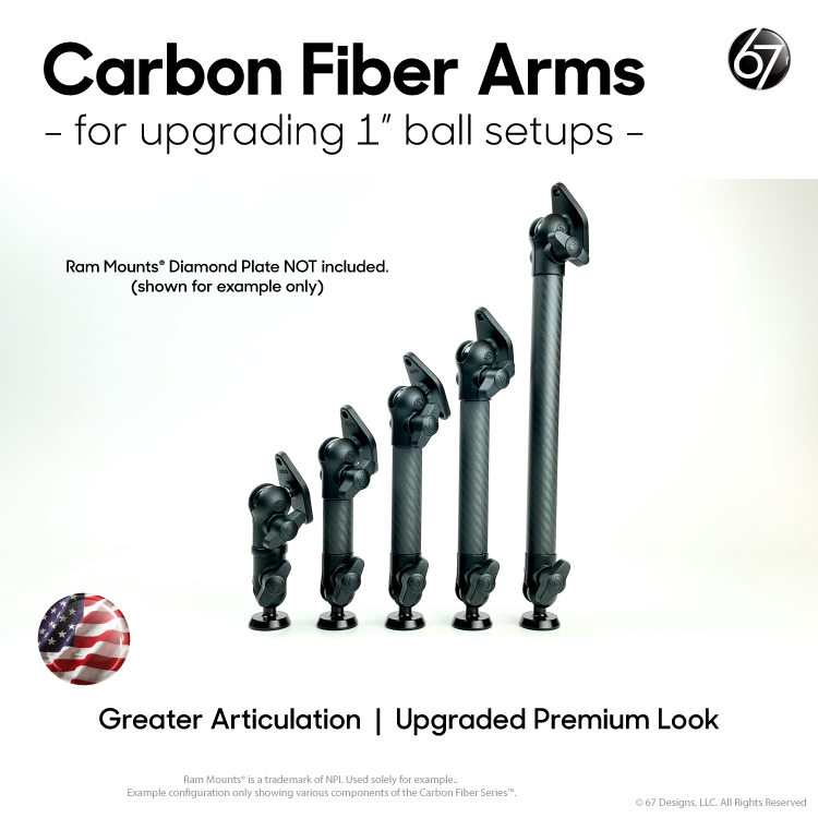 Colored Arm Builder for 20mm - 1" Ball Sizes
