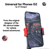 Universal for Phones Device Holder G2 - Candy Apple Red