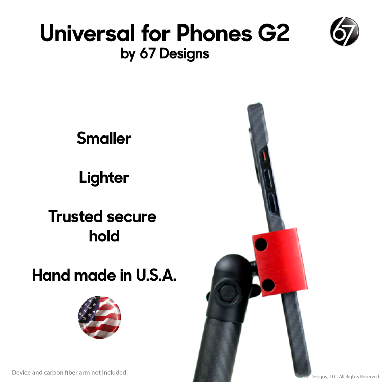 Universal for Phones Device Holder G2 - Candy Apple Red