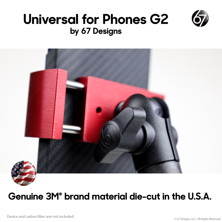 Universal for Phones Device Holder G2 - Candy Apple Red