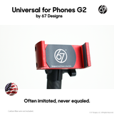 Universal for Phones Device Holder G2 - Candy Apple Red