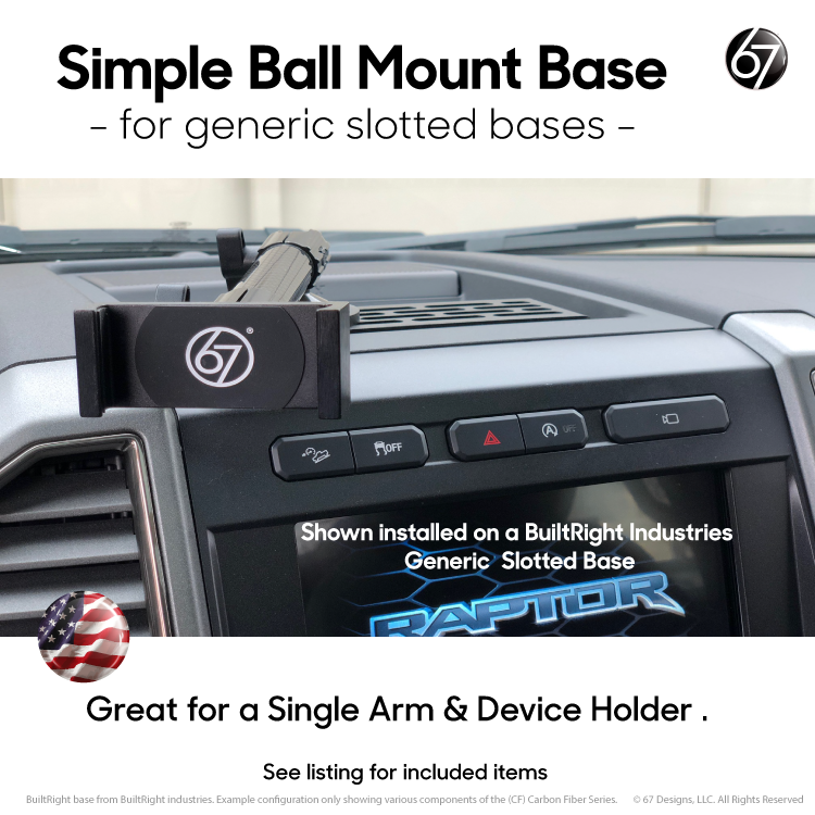 BuiltRight Industries Dash Mounts - Cell Phone Mounts Designed for Your  Truck - BuiltRight Industries