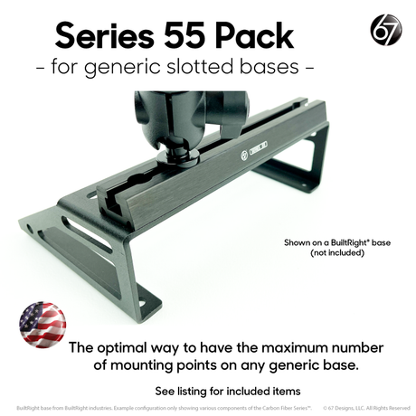 Series 55 Rail Packs for Generic Slotted Bases