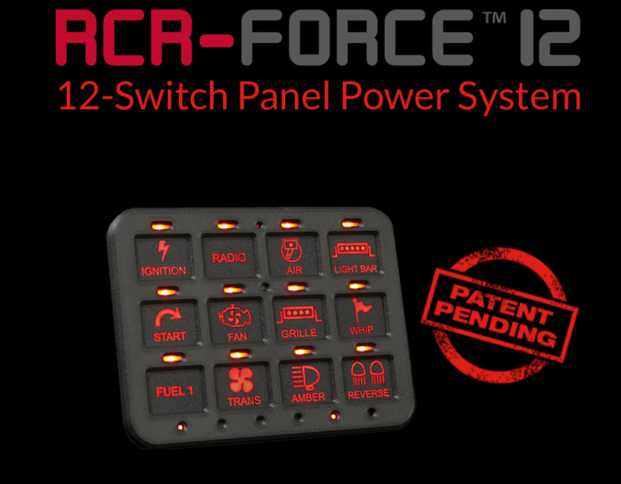 SwitchPro-RCR Force™ 12 Switch Panel Holder